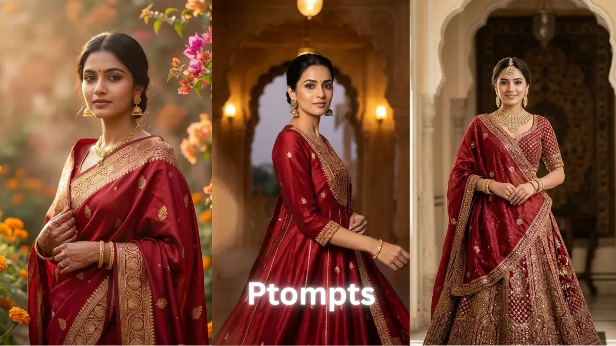 10 Stunning AI Editing Prompts for Girls in Ethnic & Modern Fashion Looks