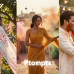 8 Aesthetic Gemini Holi Prompts for Traditional Kurta & Saree Looks