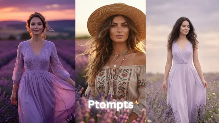 11 Aesthetic Gemini AI Prompts for Girls in Lavender & Wildflower Fields
