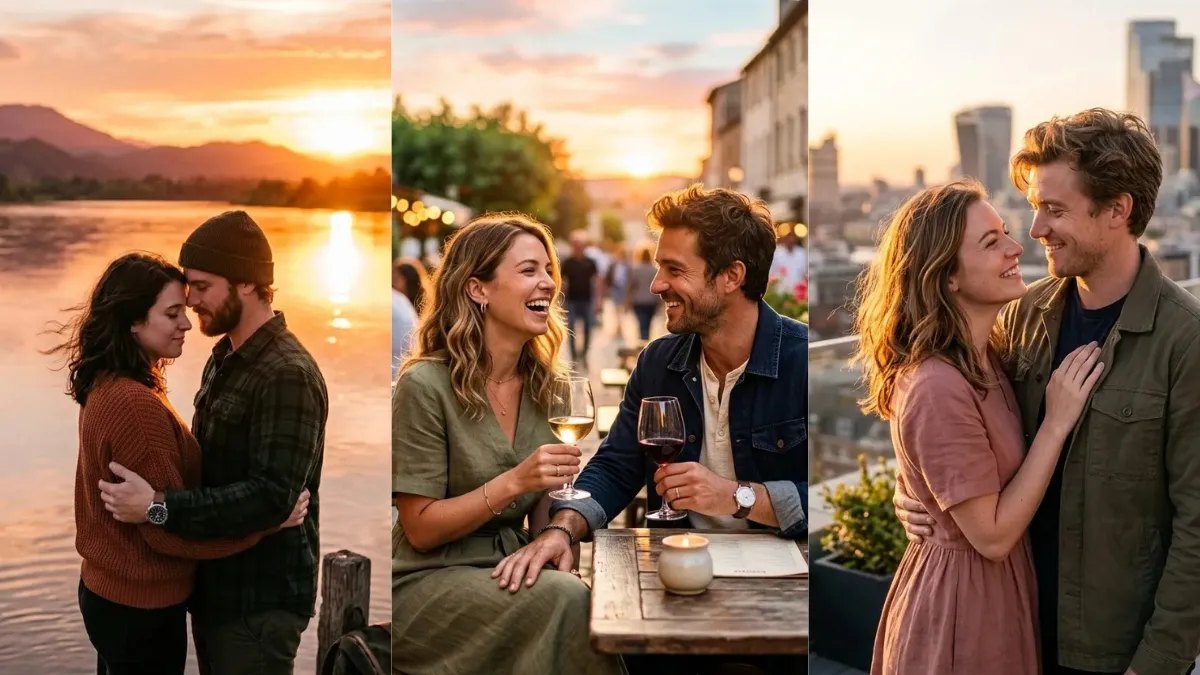 10 Fresh Gemini AI Prompts for Golden Hour Aesthetic Couple Photography