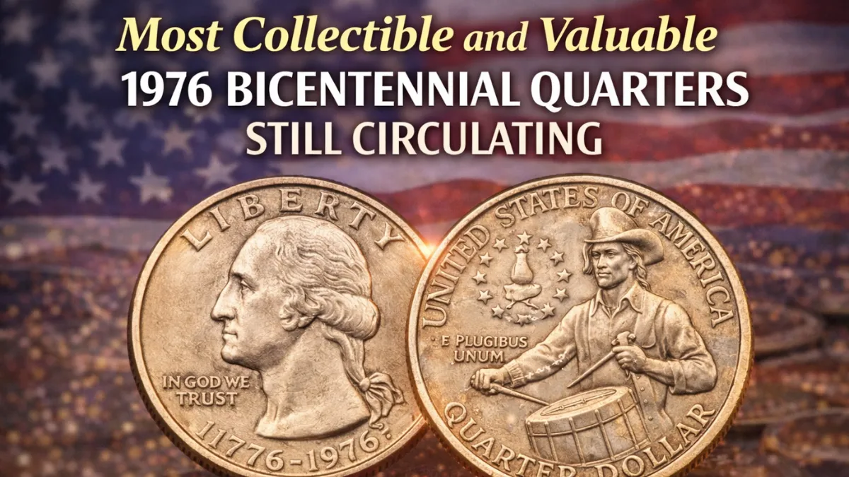 Most Collectible and Valuable 1976 Bicentennial Quarters Still Circulating