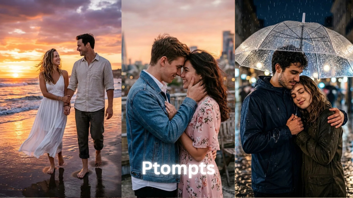10 Aesthetic Cute Couples HD Portrait AI Prompts